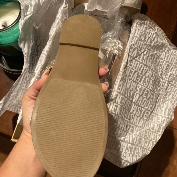 Steve Madden Rhinestone Sandals - Picture 6 of 7